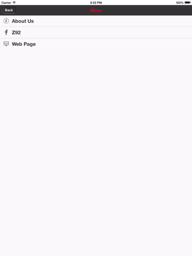 WHIZ News FM iPad  スクリーンショット