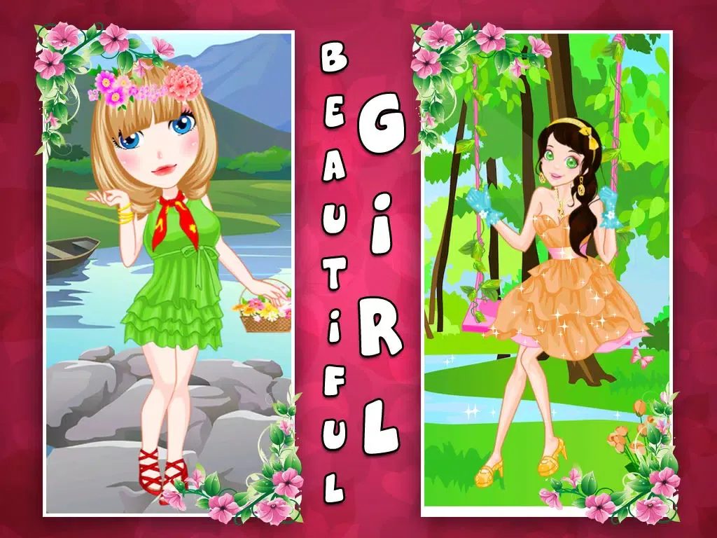 Tangkapan layar Cute Girl Dress Up : The Game for Girls Make Up,Salon,Fashion,Makeover iPad 