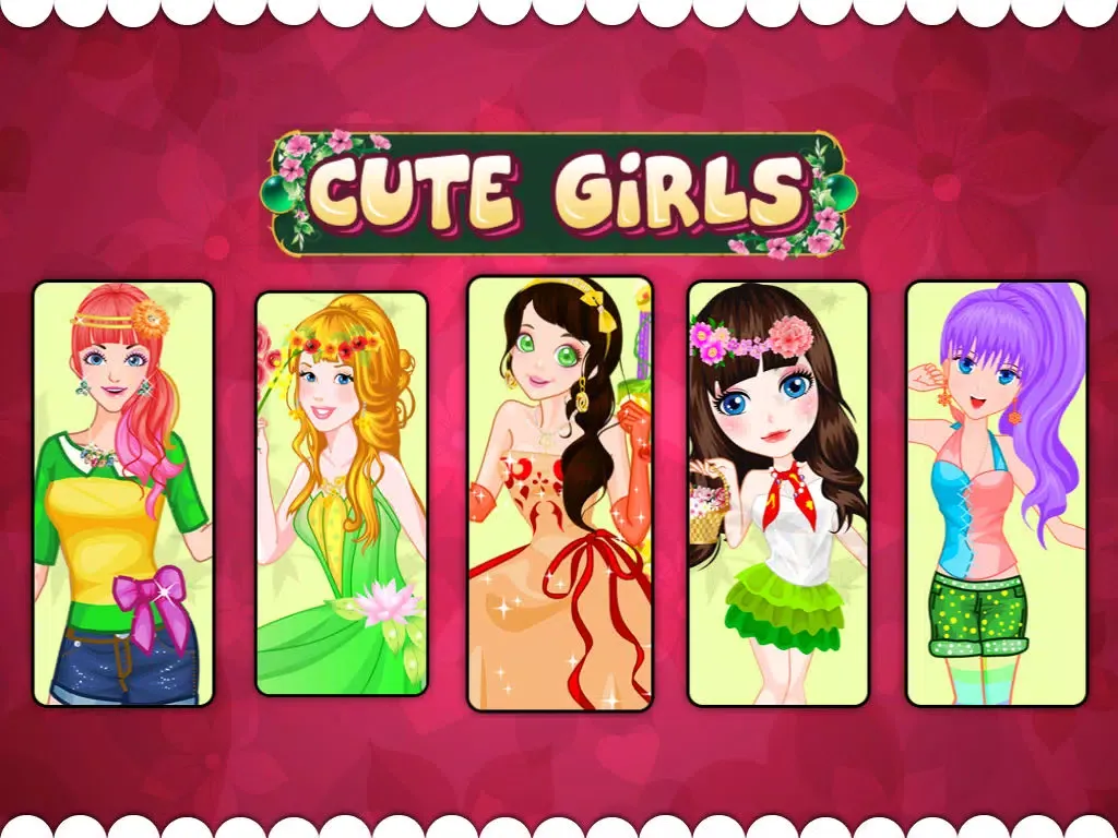 Tangkapan layar Cute Girl Dress Up : The Game for Girls Make Up,Salon,Fashion,Makeover iPad 
