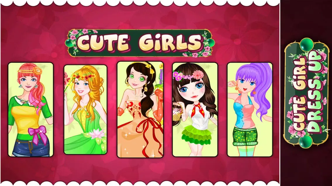 Tangkapan layar Cute Girl Dress Up : The Game for Girls Make Up,Salon,Fashion,Makeover