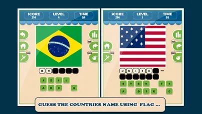 World Nation Flag Logo Quiz Screenshots