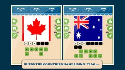World Nation Flag Logo Quiz Screenshots