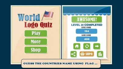 World Nation Flag Logo Quiz Screenshots