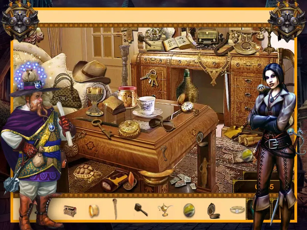Capturas de tela do Mysterious Town : The Game of hidden objects in Dark Night,Garden,Dark Room,Hunted Night,City and Jungle iPad 