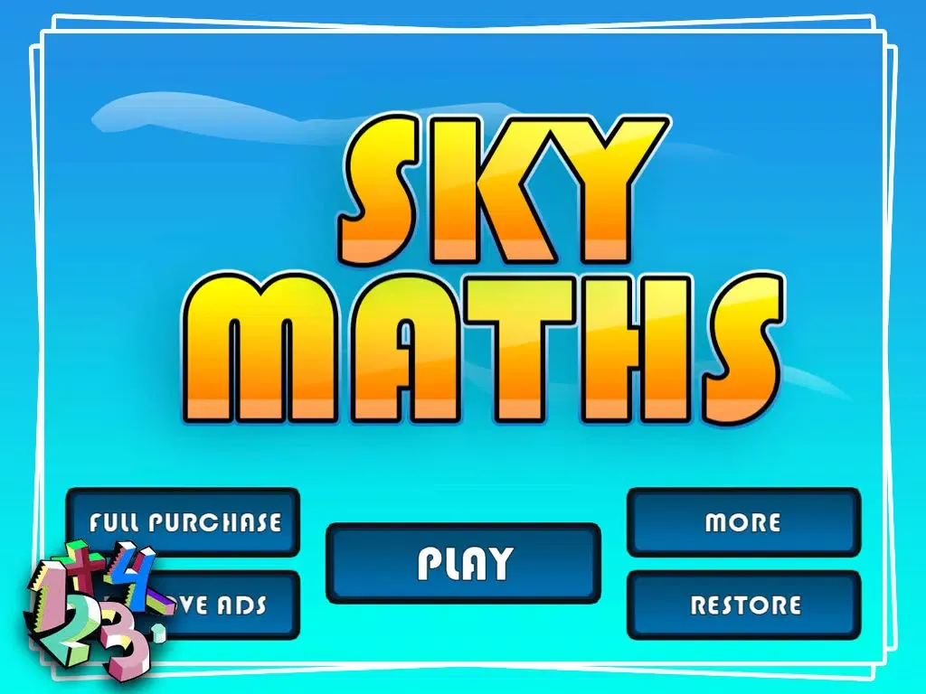 Tangkapan skrin Sky Mathematics Game : Kids Game : Education iPad 