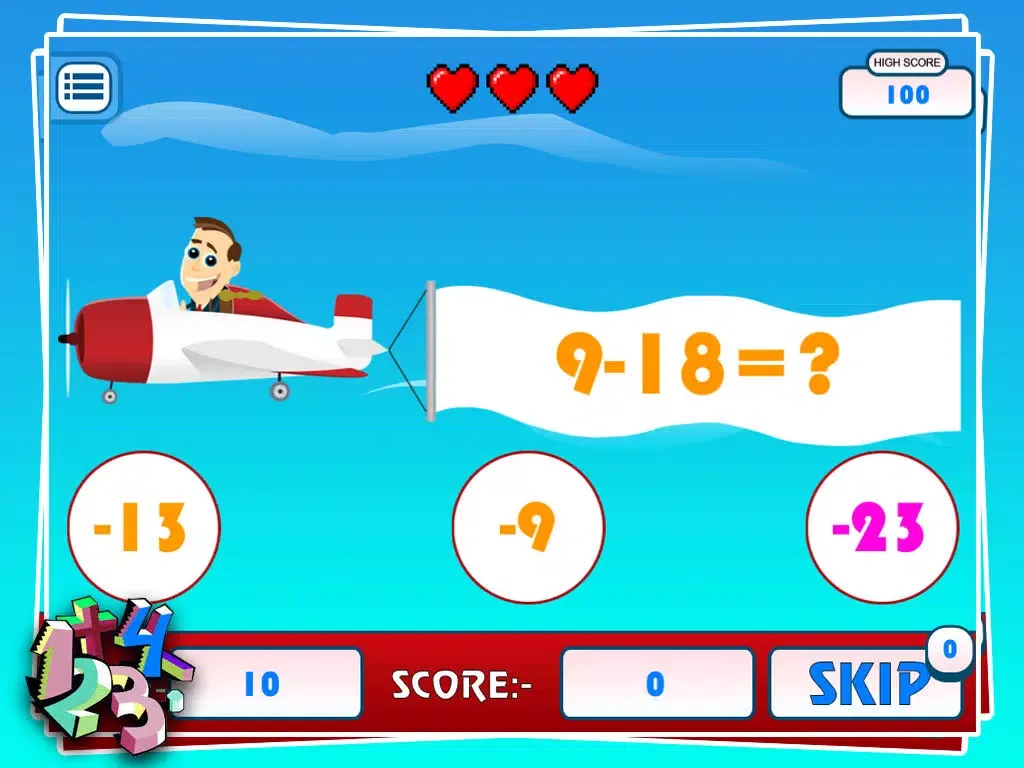 Tangkapan skrin Sky Mathematics Game : Kids Game : Education iPad 