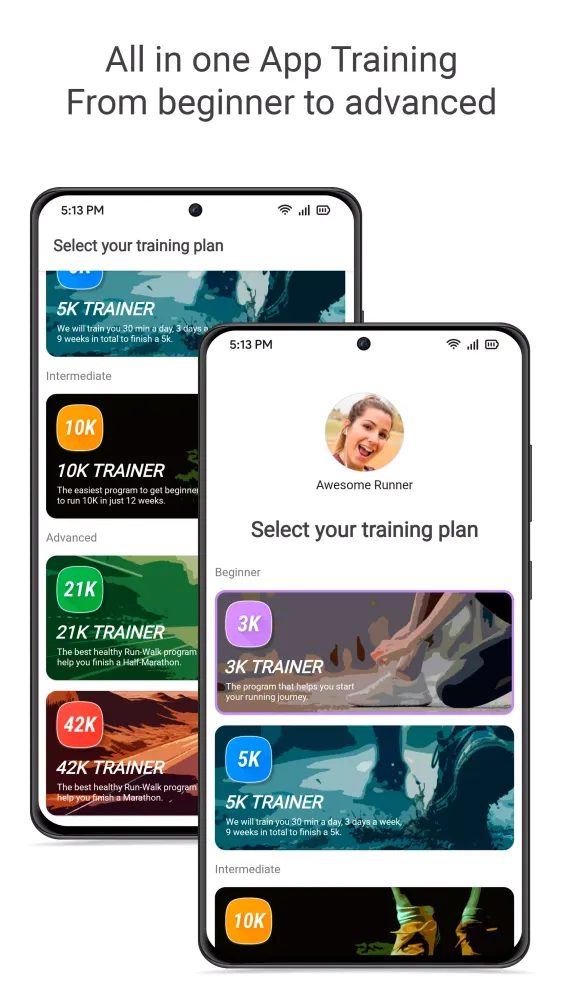 Couch 5k - Running App Screenshots