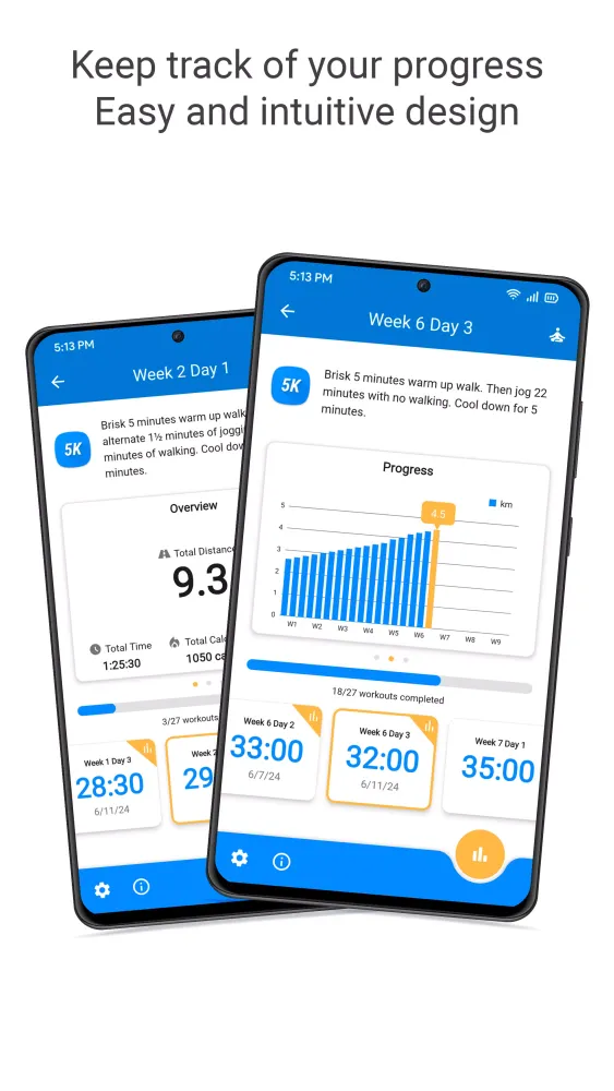 Couch 5k - Running App Screenshots