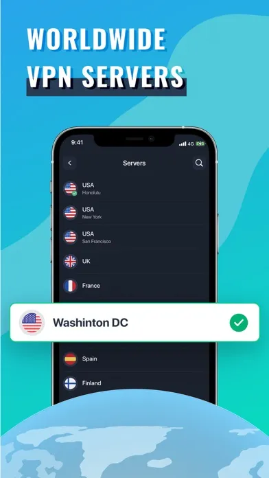 Tangkapan skrin VPN - Secure & Unlimited Proxy
