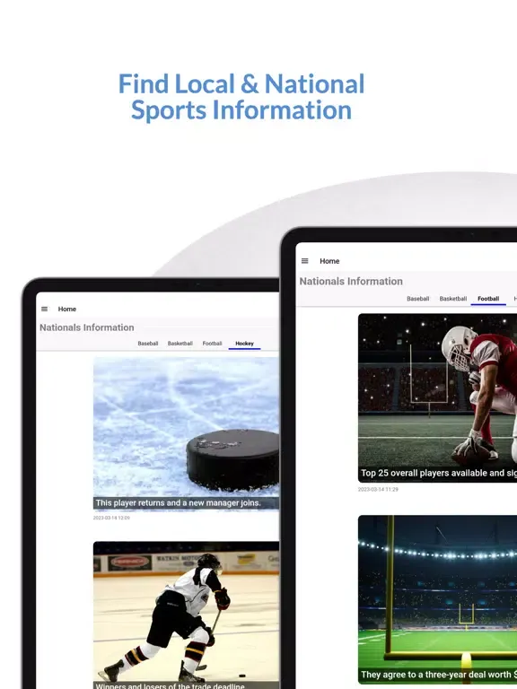 Capturas de pantalla de Kansas City Sports App iPad 