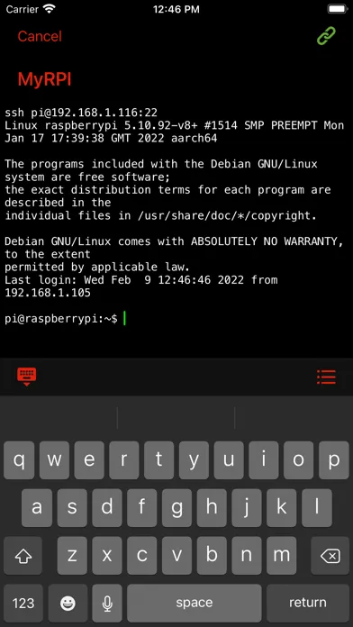 تصاویر My RPI SSH - for Raspberry PI
