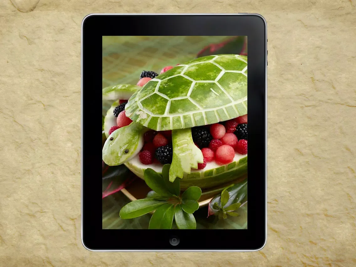 100 + Carving Ideas - Tips for Carving Flowers from Vegetables iPad  스크린샷