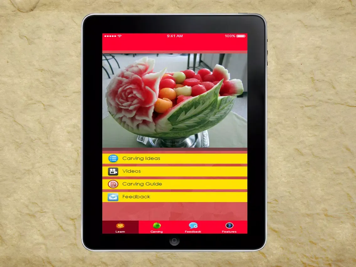 100 + Carving Ideas - Tips for Carving Flowers from Vegetables iPad  스크린샷