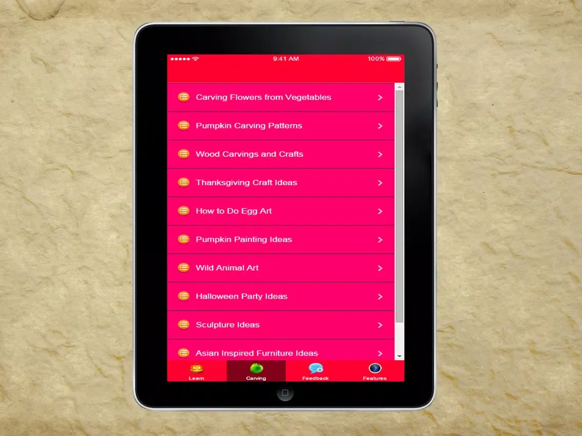 100 + Carving Ideas - Tips for Carving Flowers from Vegetables iPad  스크린샷