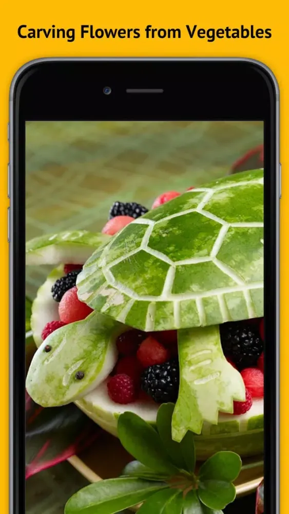 100 + Carving Ideas - Tips for Carving Flowers from Vegetables 스크린샷