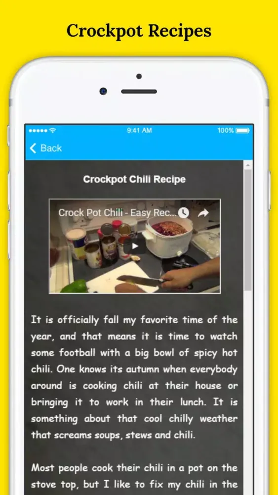 Captures d'écran de Delicious Slow Cooker Recipes - Healthy Crock-pot Recipes