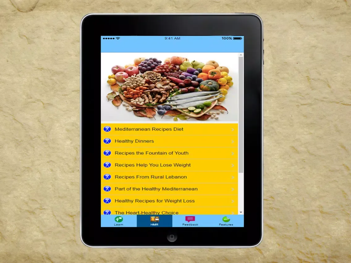 Healthy Mediterranean Healthy Recipes for Weight Loss iPad  스크린샷