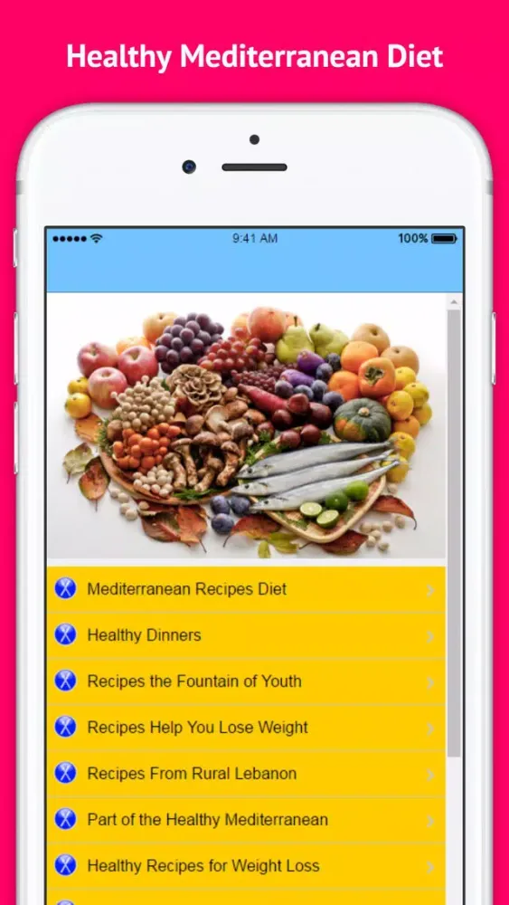 Healthy Mediterranean Healthy Recipes for Weight Loss 스크린샷