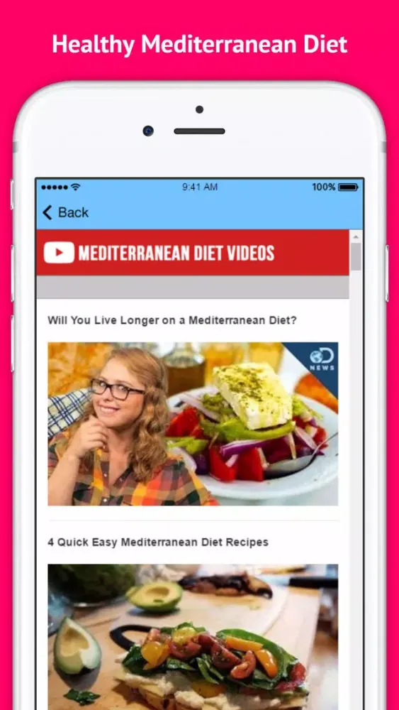 Healthy Mediterranean Healthy Recipes for Weight Loss 스크린샷