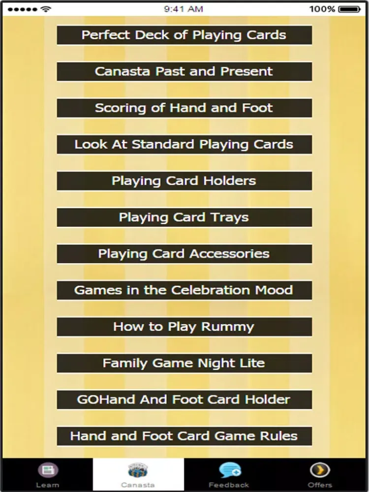 Tangkapan layar How To Play Canasta - Perfect Deck of Playing Cards iPad 