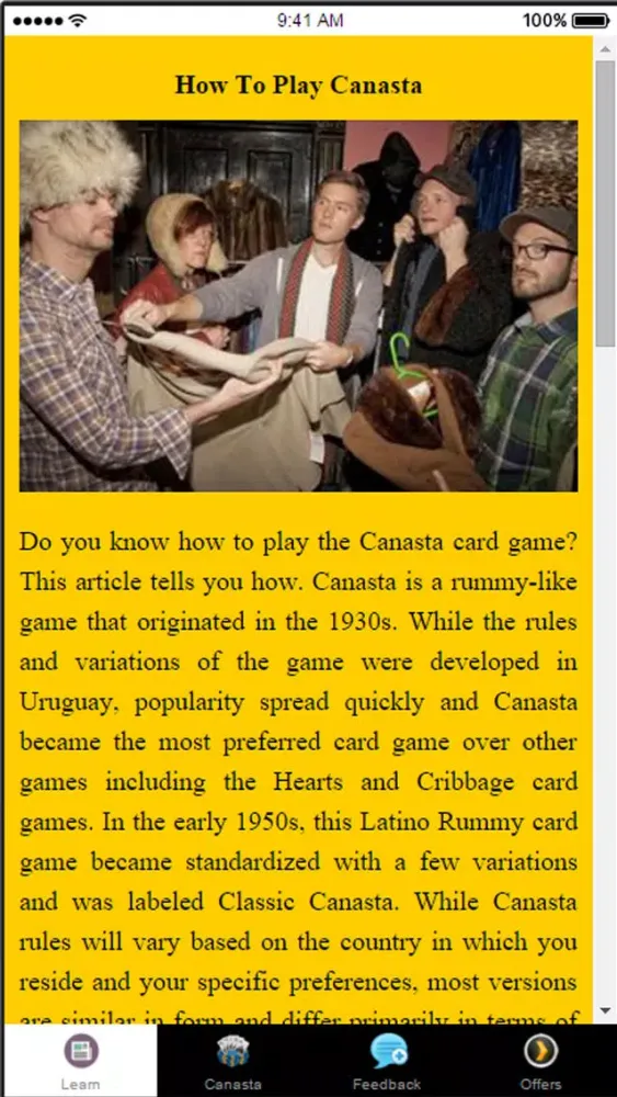 Tangkapan layar How To Play Canasta - Perfect Deck of Playing Cards