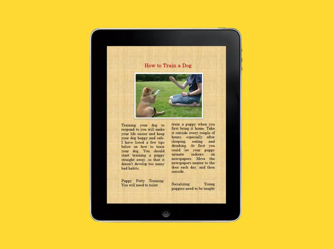 Captures d'écran de iDog Magazine - The Best new Dog, Puppy Training, advice and tips Magazine for Dog Owners iPad 