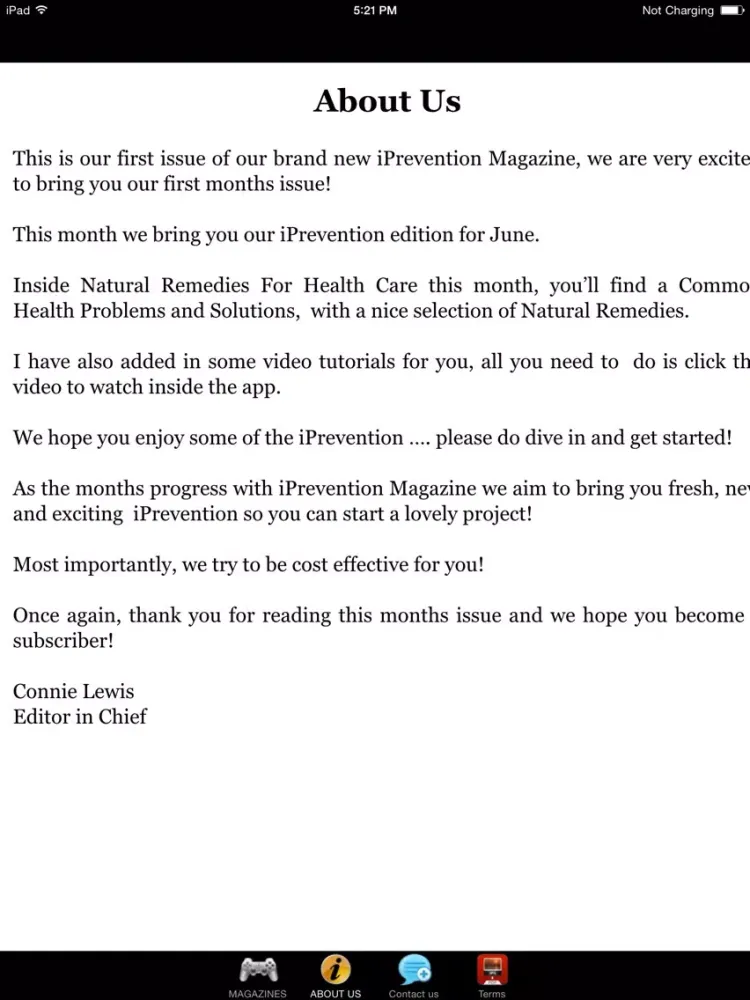 Скриншоты iPrevention Magazine - The Best New Health, Mind & Body Magazine iPad 