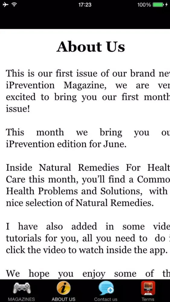 Скриншоты iPrevention Magazine - The Best New Health, Mind & Body Magazine