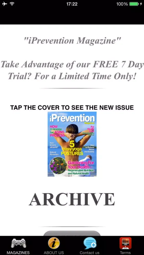 Скриншоты iPrevention Magazine - The Best New Health, Mind & Body Magazine
