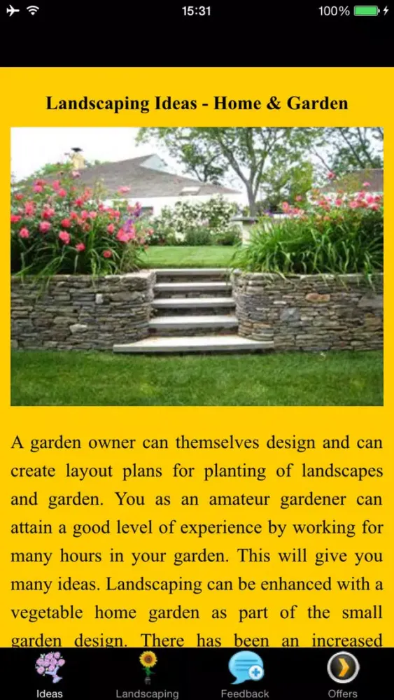 Captures d'écran de Landscaping Ideas - Home & Garden