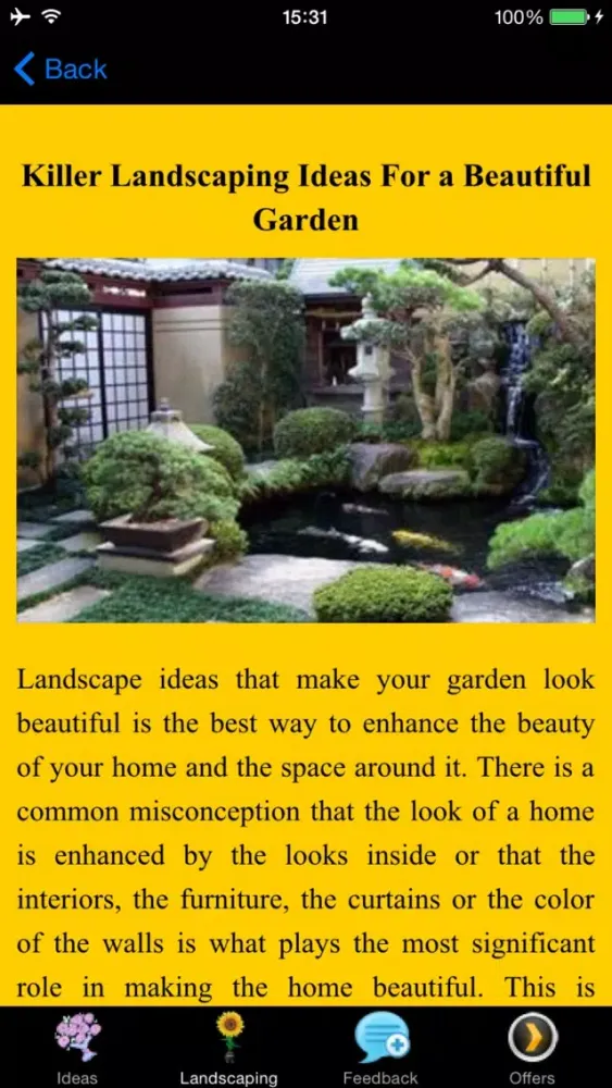 Captures d'écran de Landscaping Ideas - Home & Garden