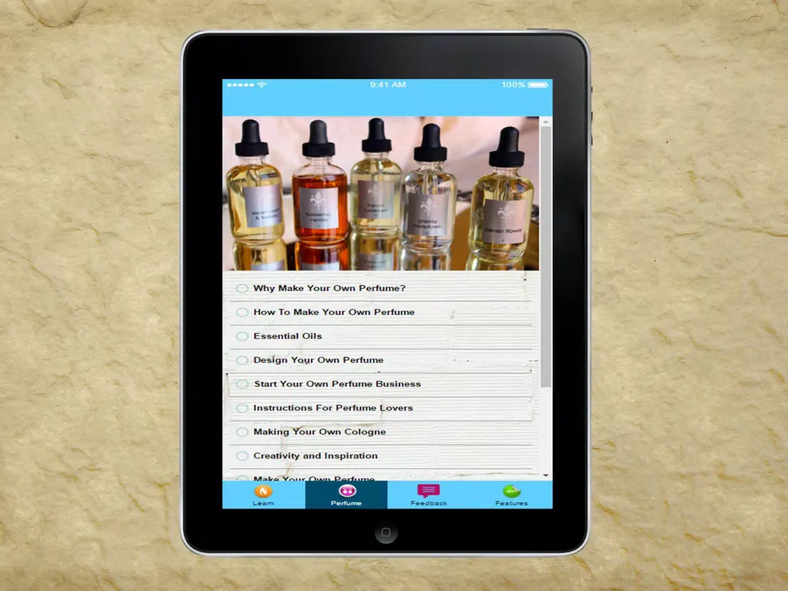 Make Your Own Perfume - Step By Step Instructions For Perfume Lovers iPad  Screenshots