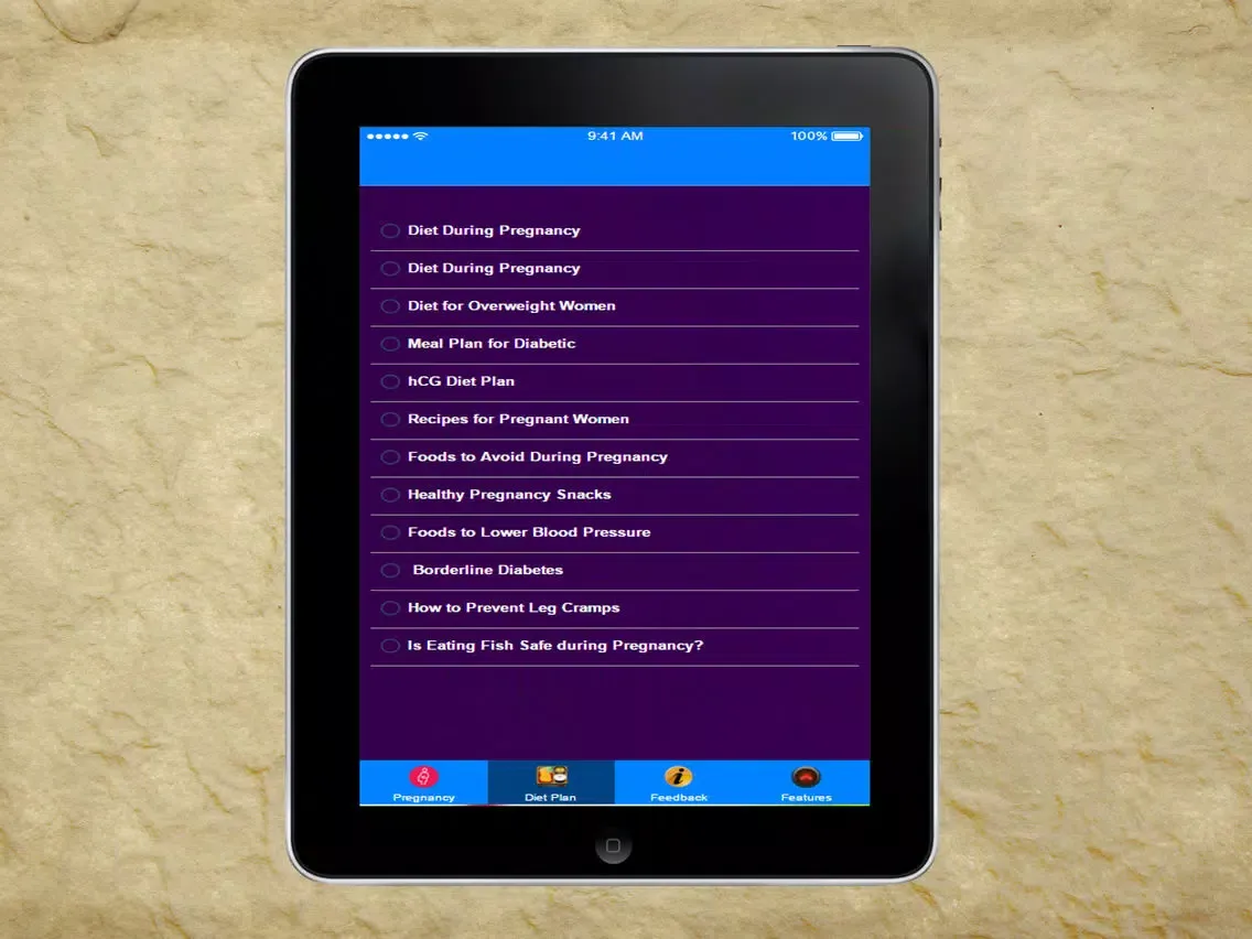 Pregnancy Diet Plan - High Protein Diet During Pregnancy iPad  스크린샷