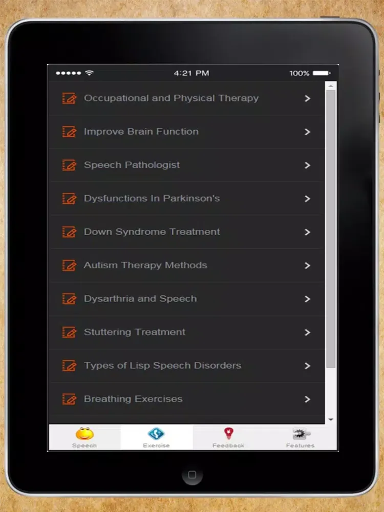 Capturas de pantalla de Speech Therapy Exercises - Story Behind My Stuttering Treatment iPad 