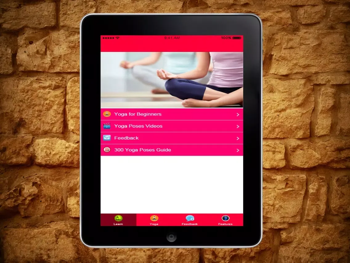 Yoga for Beginners - Yoga Techniques to Improve Concentration iPad 应用截图