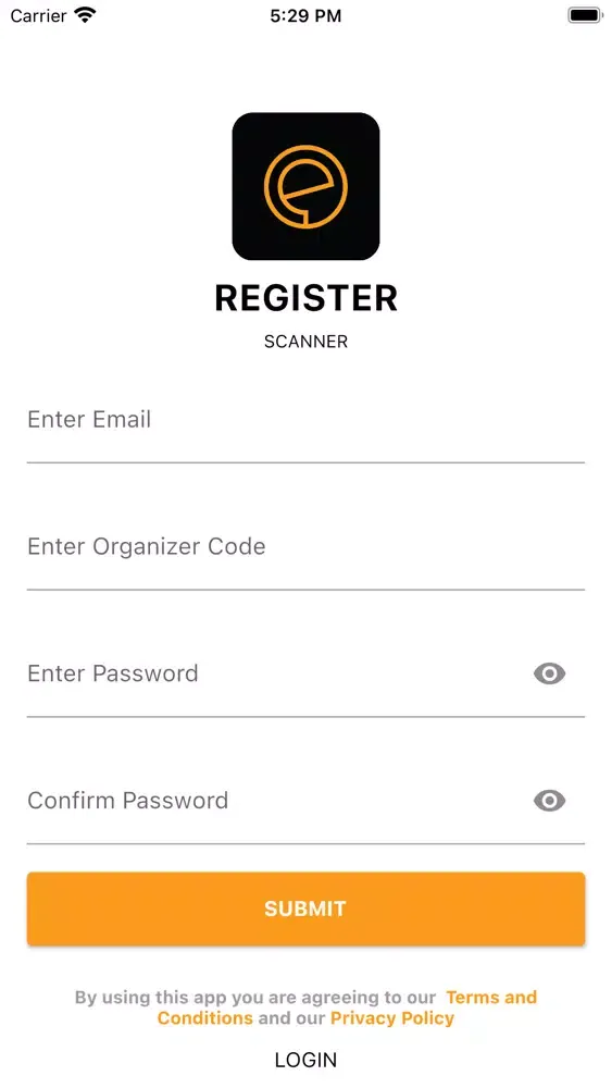 Event Centa Scanner Screenshots