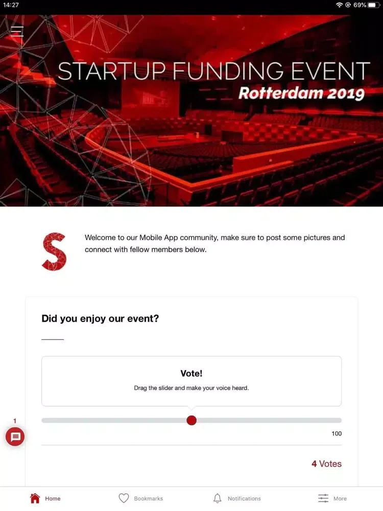 Captures d'écran de Startup Funding Event iPad 