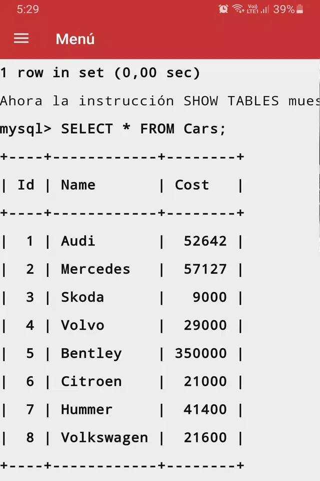 Curso: aprende SQL desde cero Screenshots