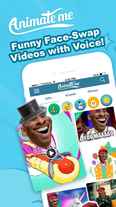 Animate Me - Funny Video Maker应用截图
