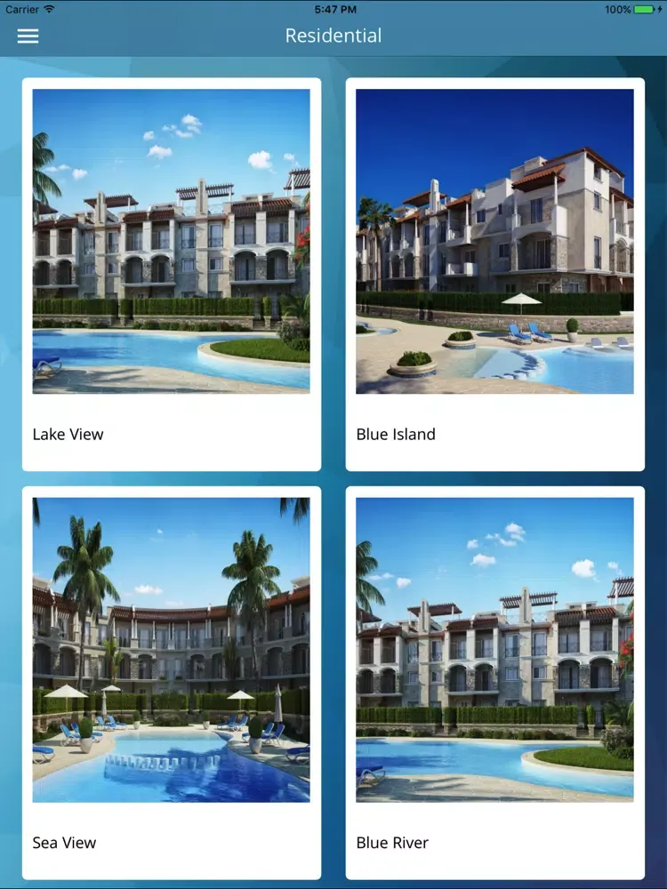 Tangkapan layar BlueBlue iPad 