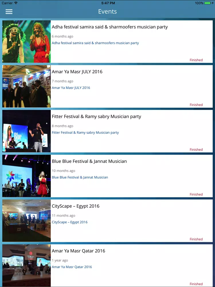 Capturas de pantalla de BlueBlue iPad 