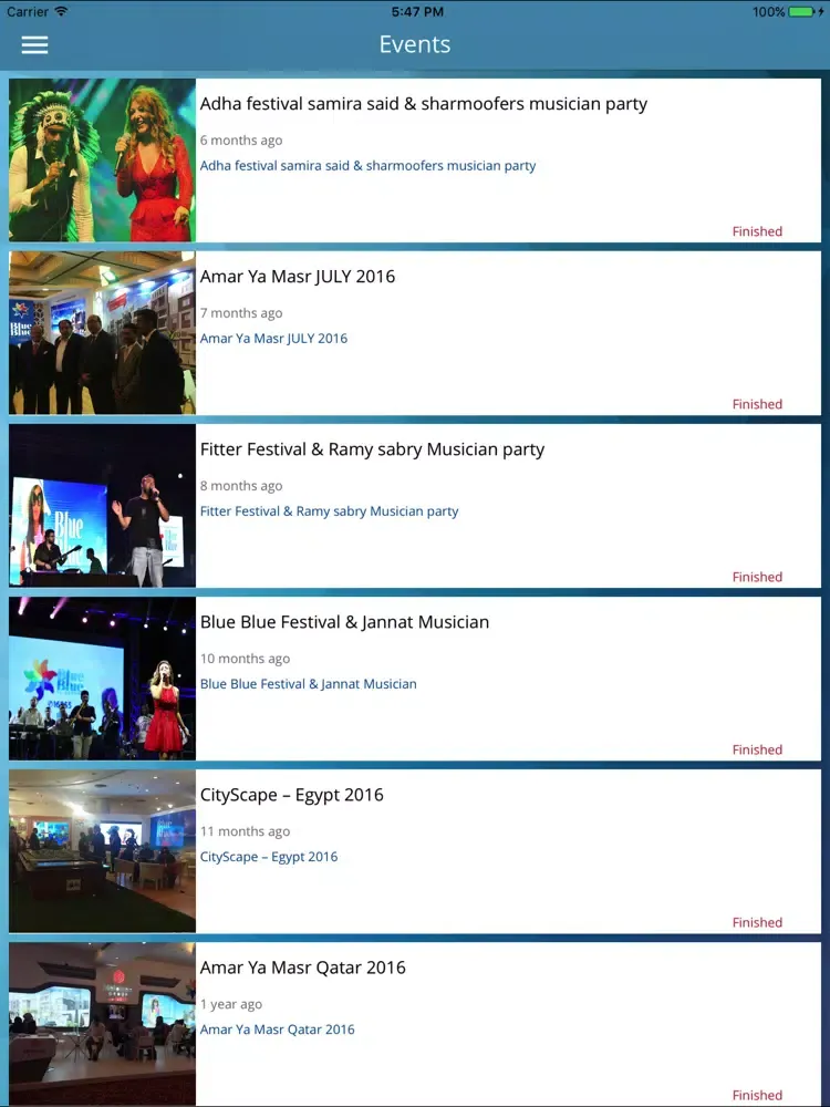 Tangkapan layar BlueBlue iPad 