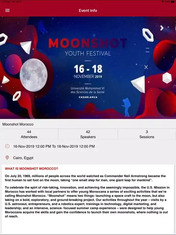 MOONSHOT FESTIVAL iPad  سکرین شاٹس