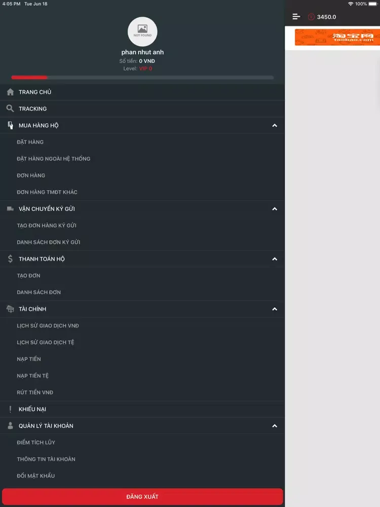 Tangkapan layar Ptite iPad 