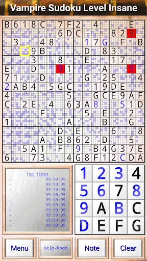 Vampire Sudoku Story スクリーンショット