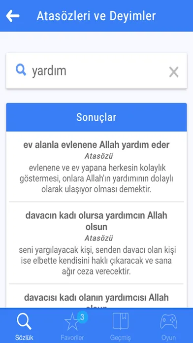 Atasözleri ve Deyimler Sözlüğü Screenshots