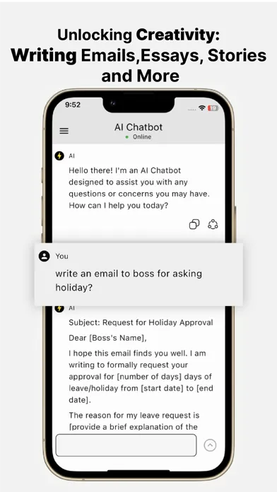 ภาพหน้าจอของ ChatBot Pro - Writer Assistant