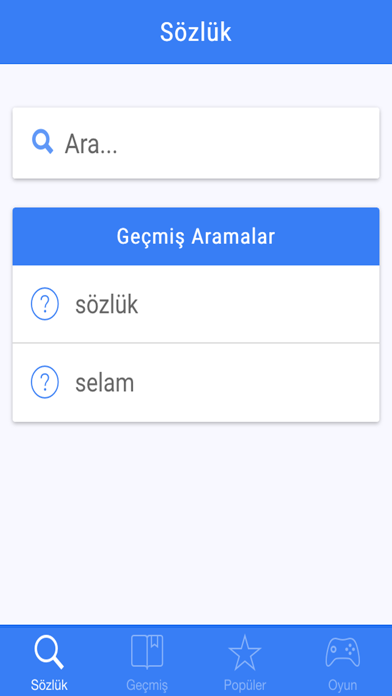 Ảnh chụp màn hình của Fransızca - Türkçe Sözlük