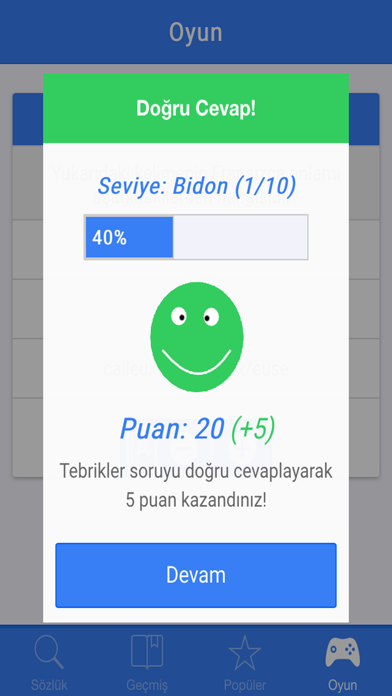 Ảnh chụp màn hình của Fransızca - Türkçe Sözlük