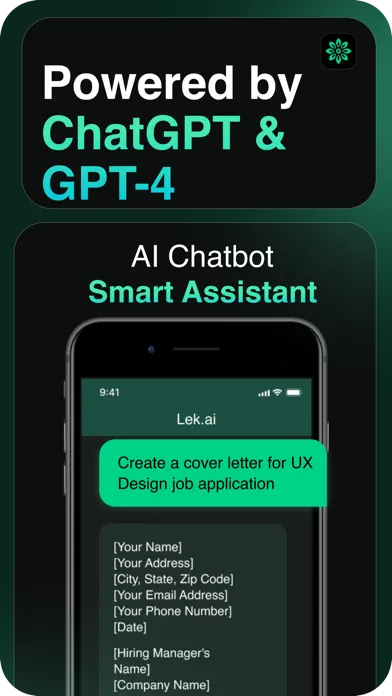 AI Writer Assistant - Lek应用截图